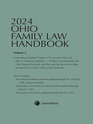 cover image of Ohio Family Law Handbook